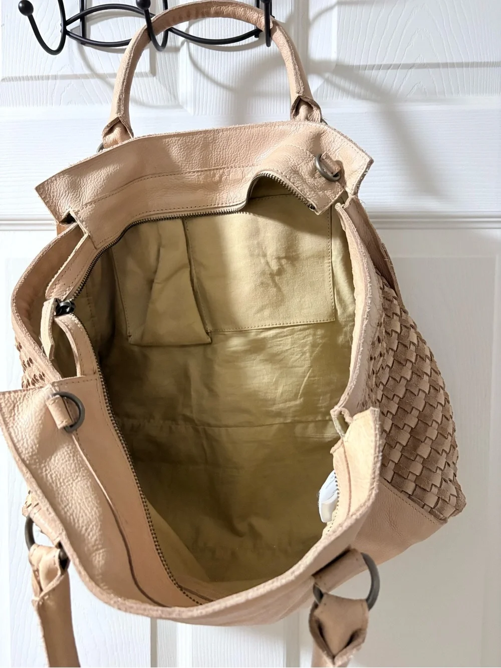 Anabaglish beige leather